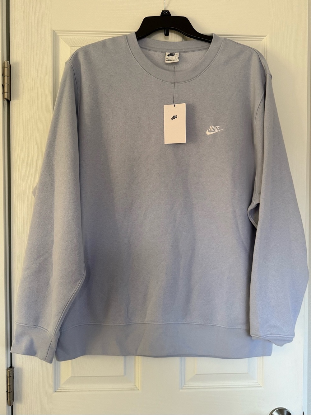 Nike Men’s Crewneck Sweatshirt - Pale Lavender Blue